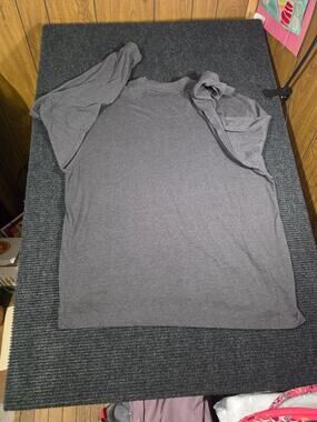 CE Schmidt Workwear Long Sleeve Pocket Tee Gray XL